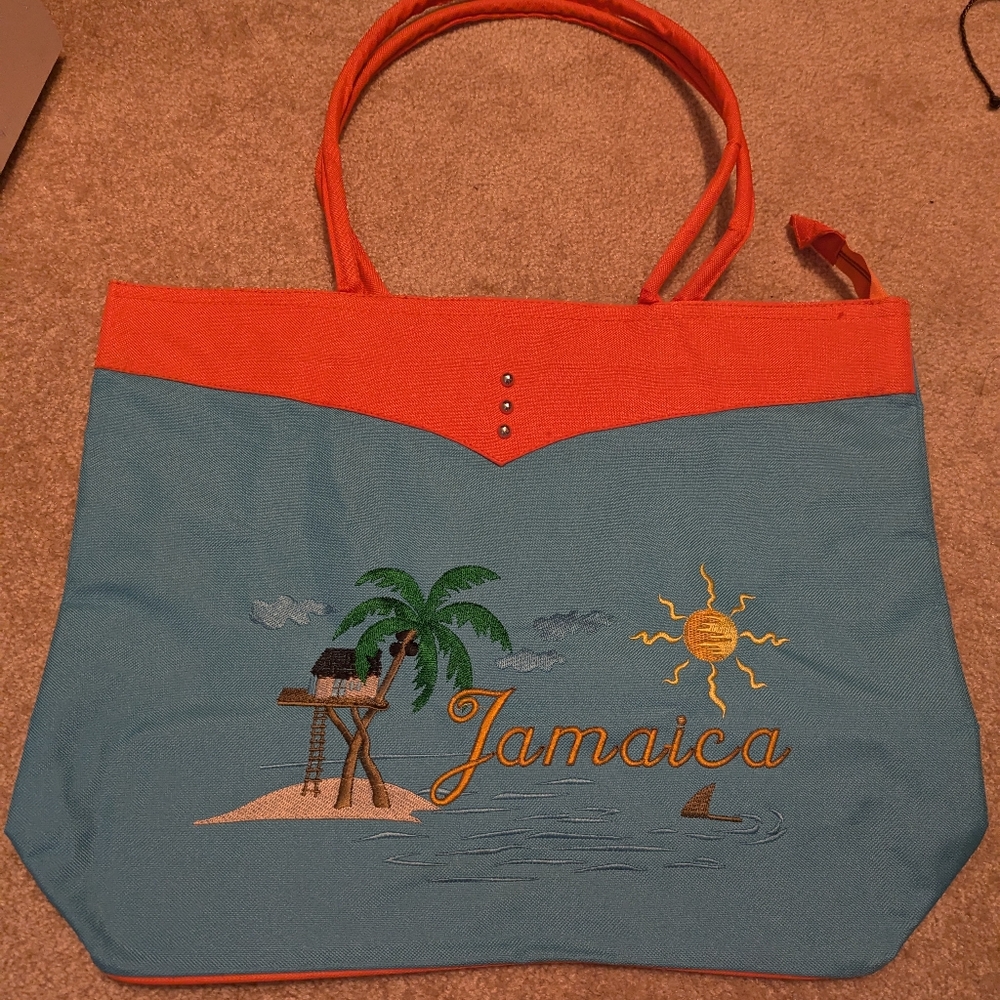 Cute Jamaica travel tote